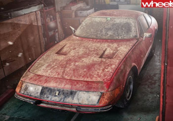 Ferrari Daytona found in shed